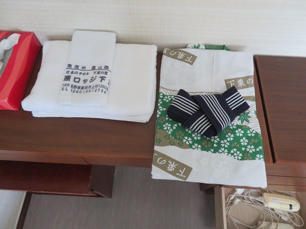 バスタオルや浴衣